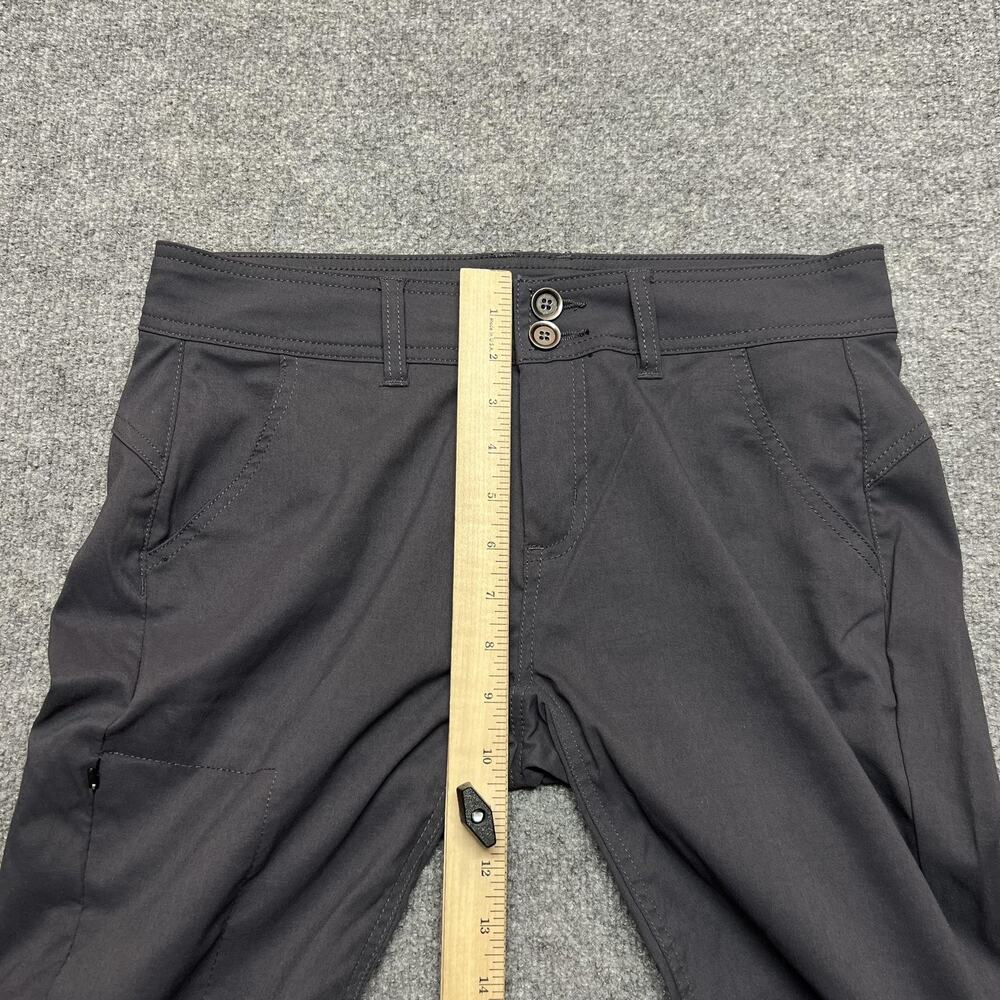 PrAna Pants Womens 6 Gray Cargo Stretch Nylon Hiking Outdoor Pockets 2056971 - Picture 10 of 14